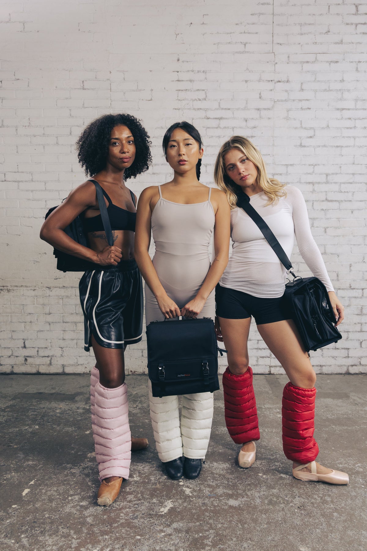JoyThru Gear Organizer carried by a dancer in the studio